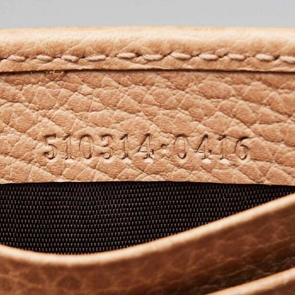 Gucci Beige Leather Interlocking G Wallet on Chain Clutch Bag - Picture 7 of 10